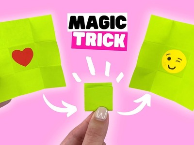 FUN origami MAGIC TRICK [DIY paper trick]