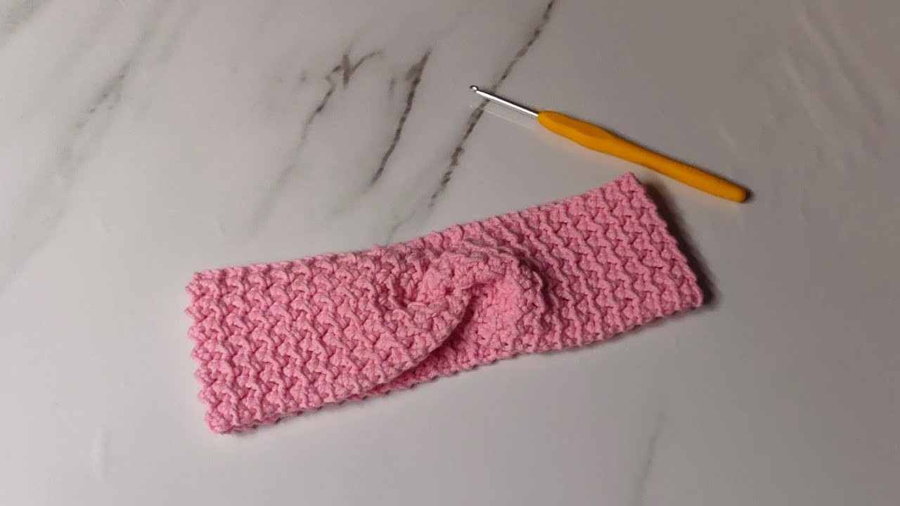 How to crochet a headband for beginners, a crochet buckle new crochet stitch