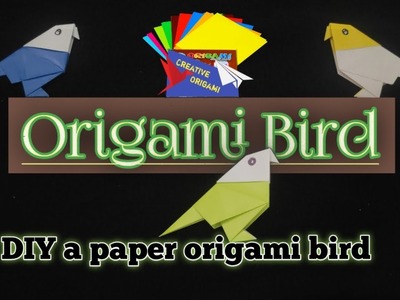 How To Make an Origami Bird || DIY Paper Origami Tutorial || CO. Creative Origami
