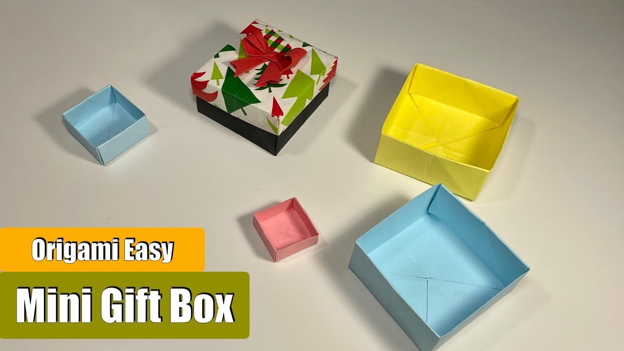 How to make  Paper  Gift Box. Gift Ideas
