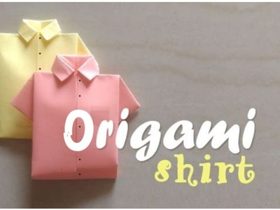 How to make paper shirt| Diy origami paper craft