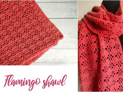 Learn to crochet a pretty shawl | beginner pattern