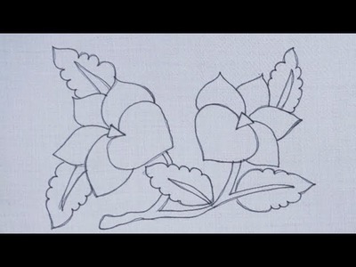 Long & Short stitches for flowers - Hand embroidery flowers for beginners - Easy embroidery work