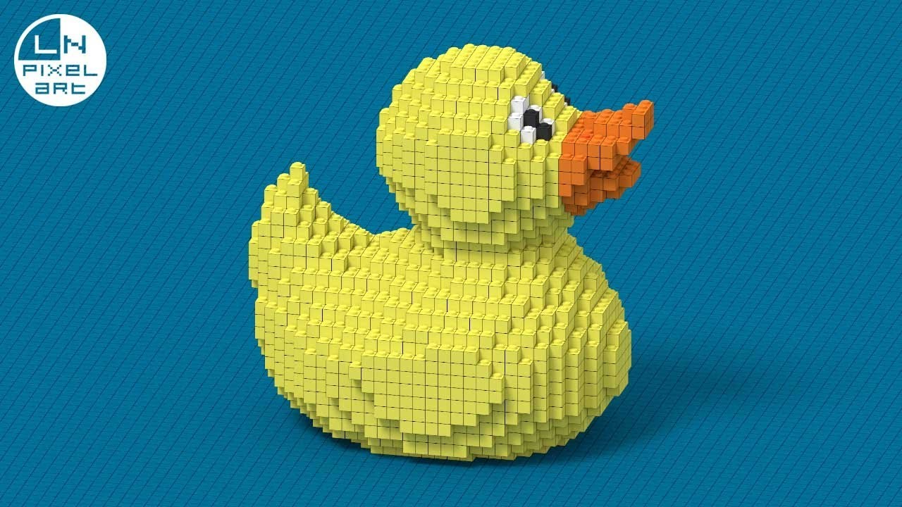 RUBBER DUCK - PixBrix Instructions Connection blocks #pixbrix