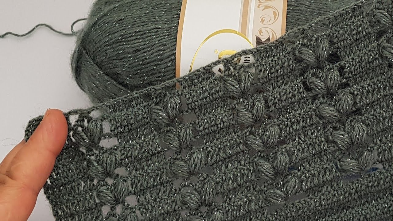 AMAZİNG  Easy Beautiful  Floral Crochet Pattern Etol Shwal and Cover Model Tığ işi Örgü Modeli