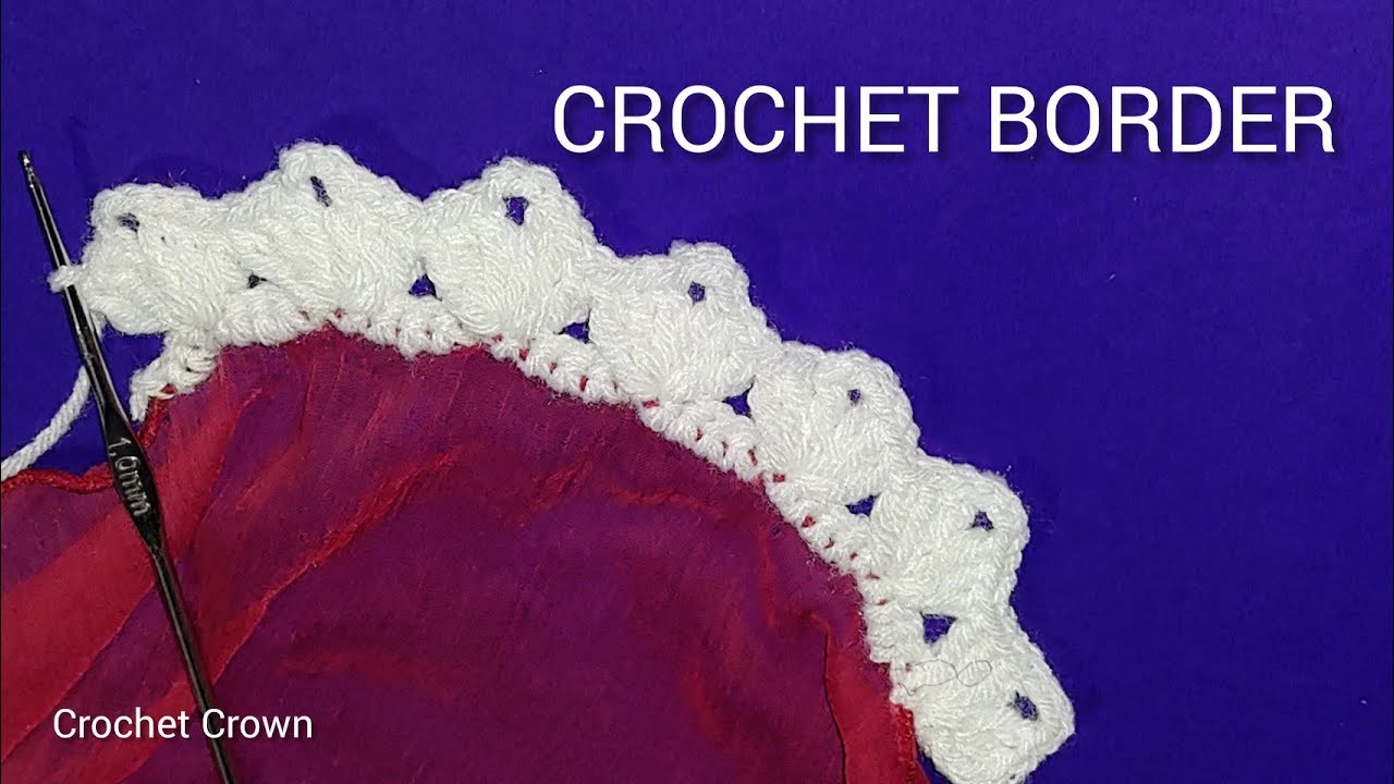 Crochet  Dupatta Border design. Crochet lace design in Malayalam