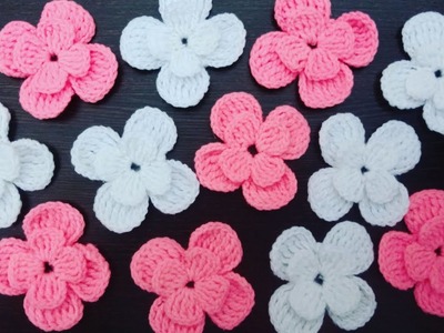Crochet Flowers || Super Easy woolen flower