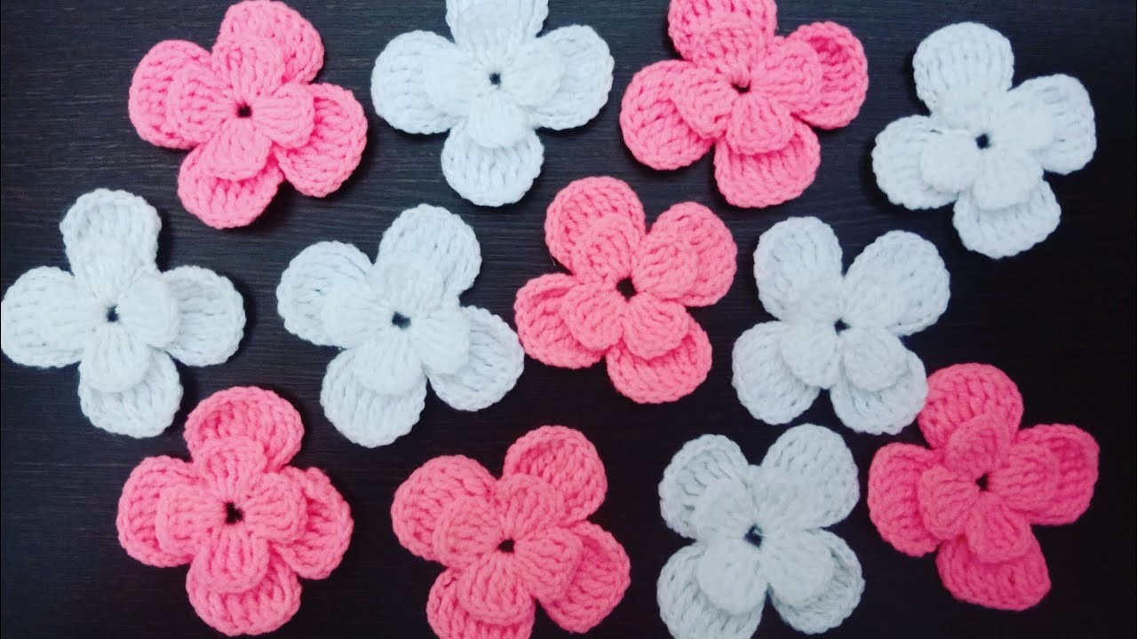 Crochet Flowers || Super Easy woolen flower
