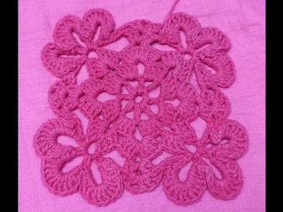 Crochet pattern.motif square №2