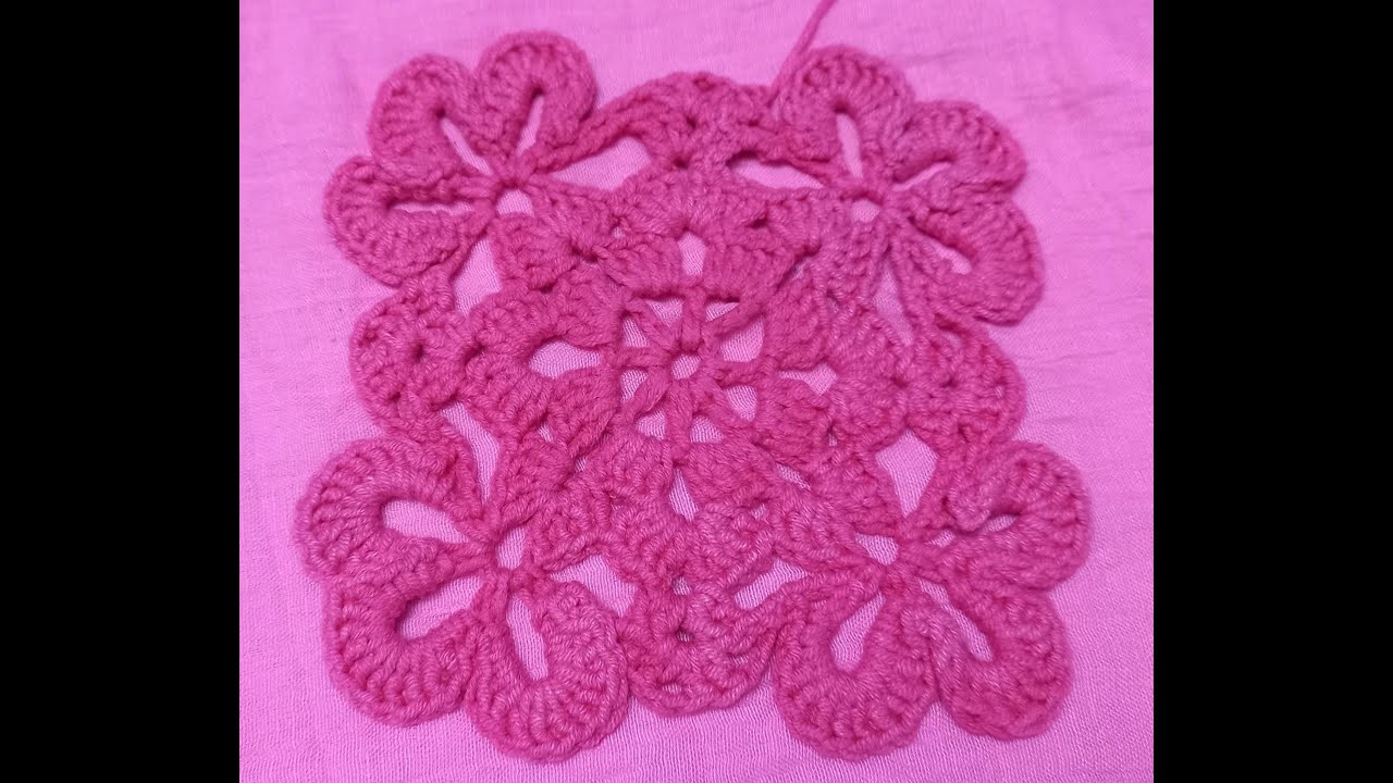 Crochet pattern.motif square №2
