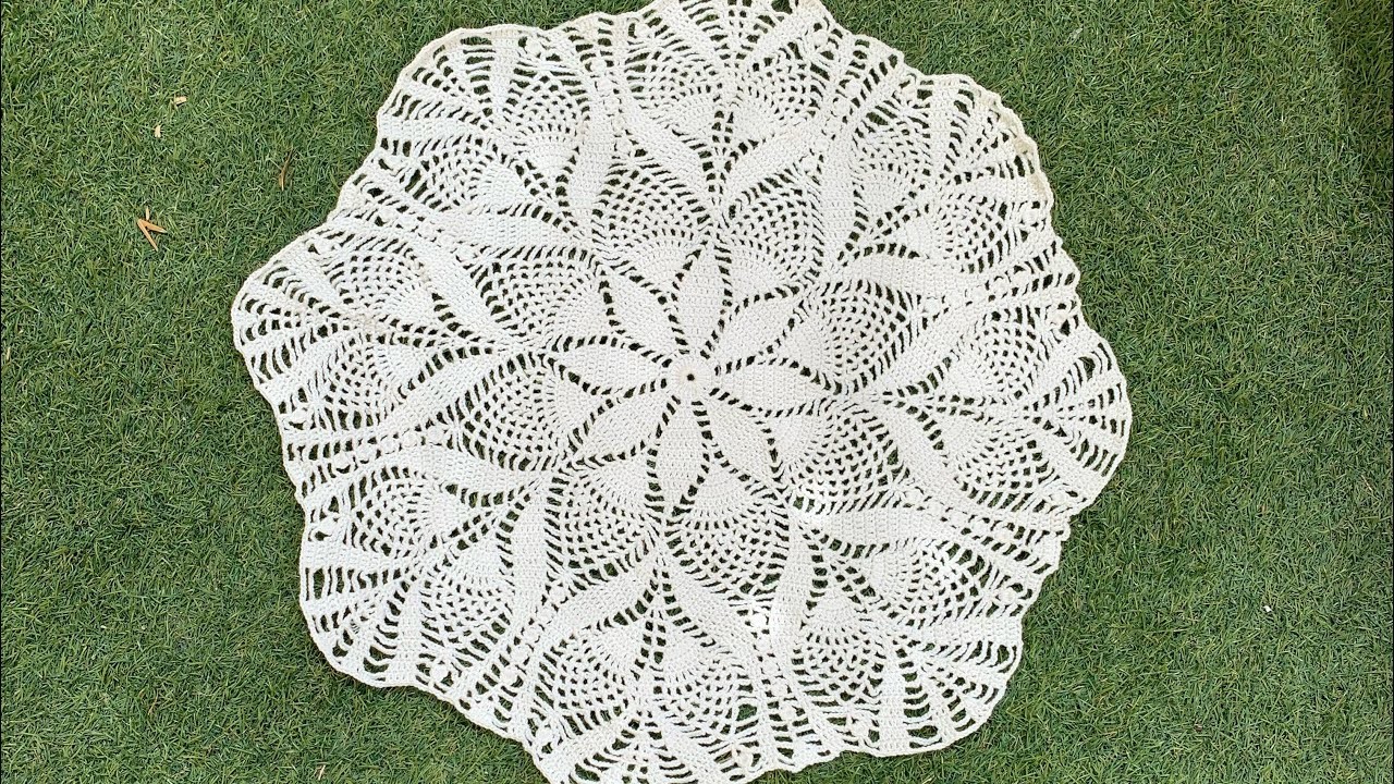Crochet Tablecloth Design | Crochet pattern | Crochet Kalakar |  PART - 1