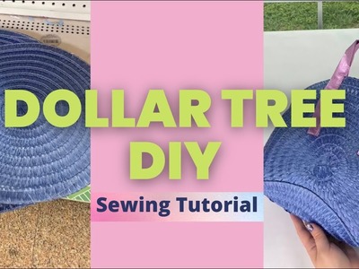 Dollar Tree DIY Placemat Summer Bag | Sewing Tutorial