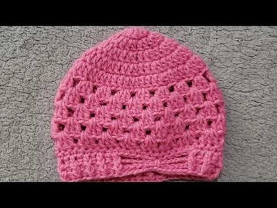Easy to crochet baby hat