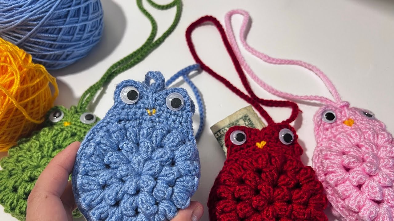 Encantador bolsillo SOUVENIR para los niños es un FÁCIL patrón de CROCHET! todos podrán tejerlo