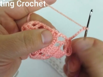 Heart lace pattern for beginners #knittingcrochet #heartlacepatternforbeginners