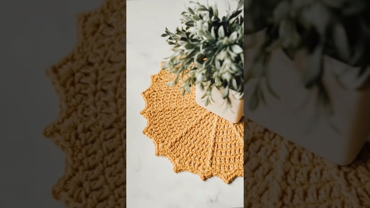 Hello Sunshine Placemat - Free Crochet Pattern