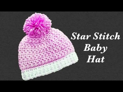 How to crochet baby hat