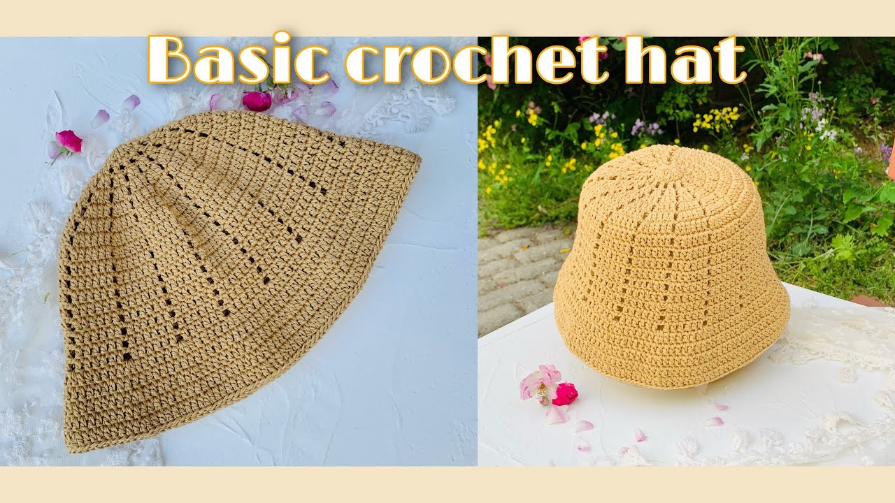 How to crochet bucket hat |crochet hat|crochet for beginner|สอนถักหมวกโครเชต์