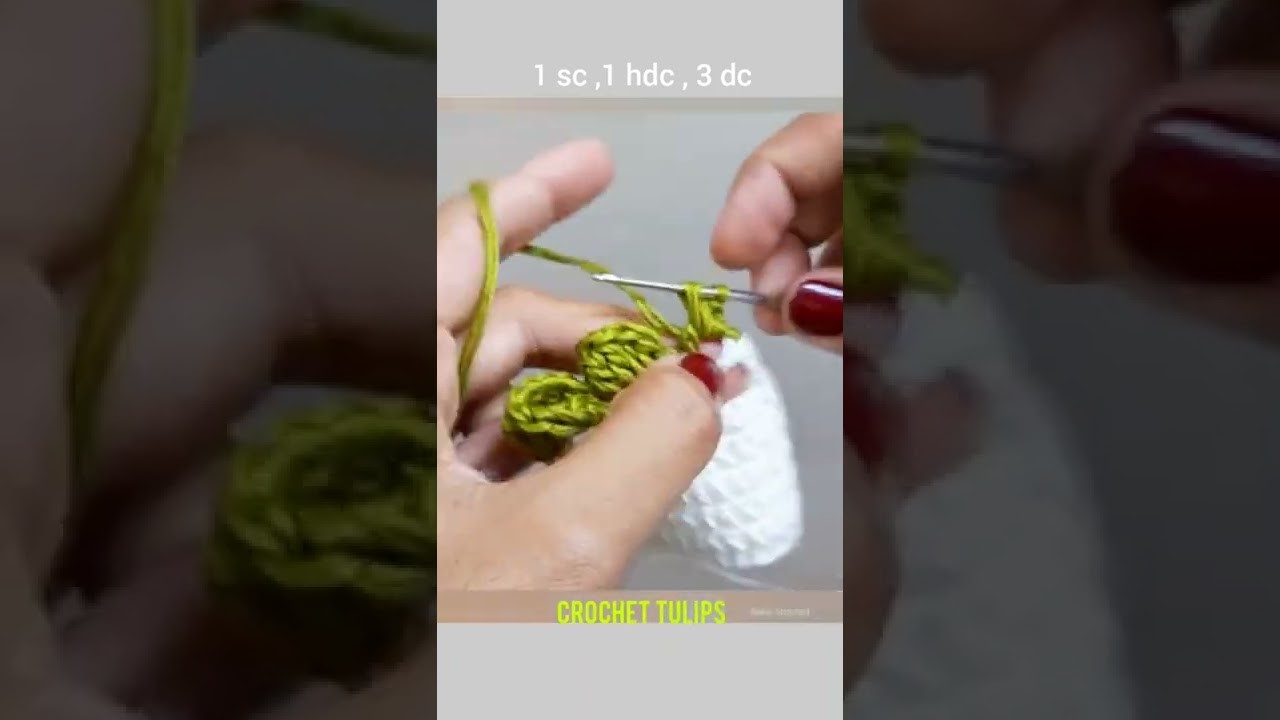 How to crochet flower edges