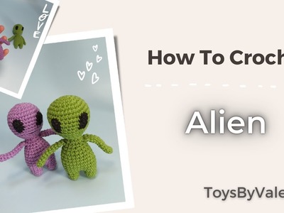 How To Crochet Mini Alien Free Amigurumi Tutorial ???? Easy Crochet Pattern