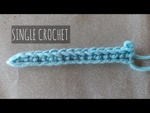How to do a single crochet _elle