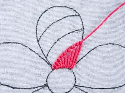 New Thread Haven Hand Embroidery floral design with easy buttonhole stitch tutorial