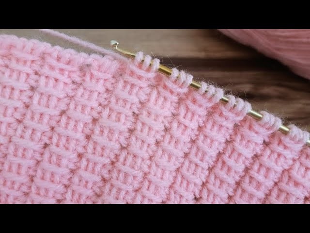 PERFECT ???????? VERY EASY TUNİSİAN CROCHET BABYBLANKET KNİTTİNG PATTERN ONLİNE TUTORİAL FOR BEGİNNERS