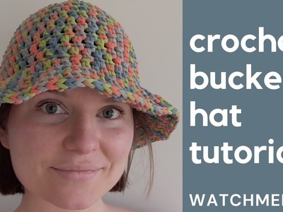 Quick and Easy Crochet Bucket Hat