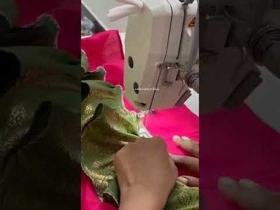 Ruffle frock | Brocade fabric | sewing tutorial