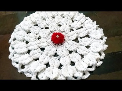 Super easy crochet pattern.how to crochet easy and beautiful tablemat#Wowcreation