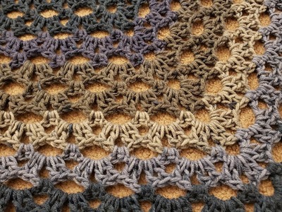 The Peephole Stitch Shawl - Crochet Tutorial!