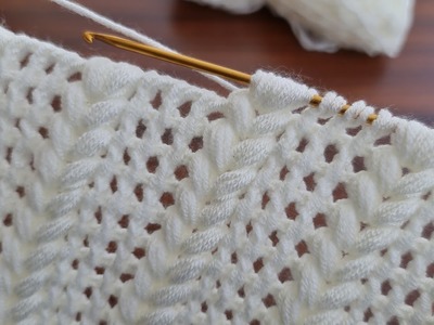 Tunisian Knitting Pattern with Very Easy Instructions ???? Çok Kolay Çok Tunus İşi Örgü Modeli