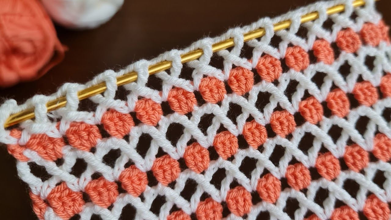 Wonderful crocheted summer knitting pattern - Tığişi şahane yazlik örgü modeli.