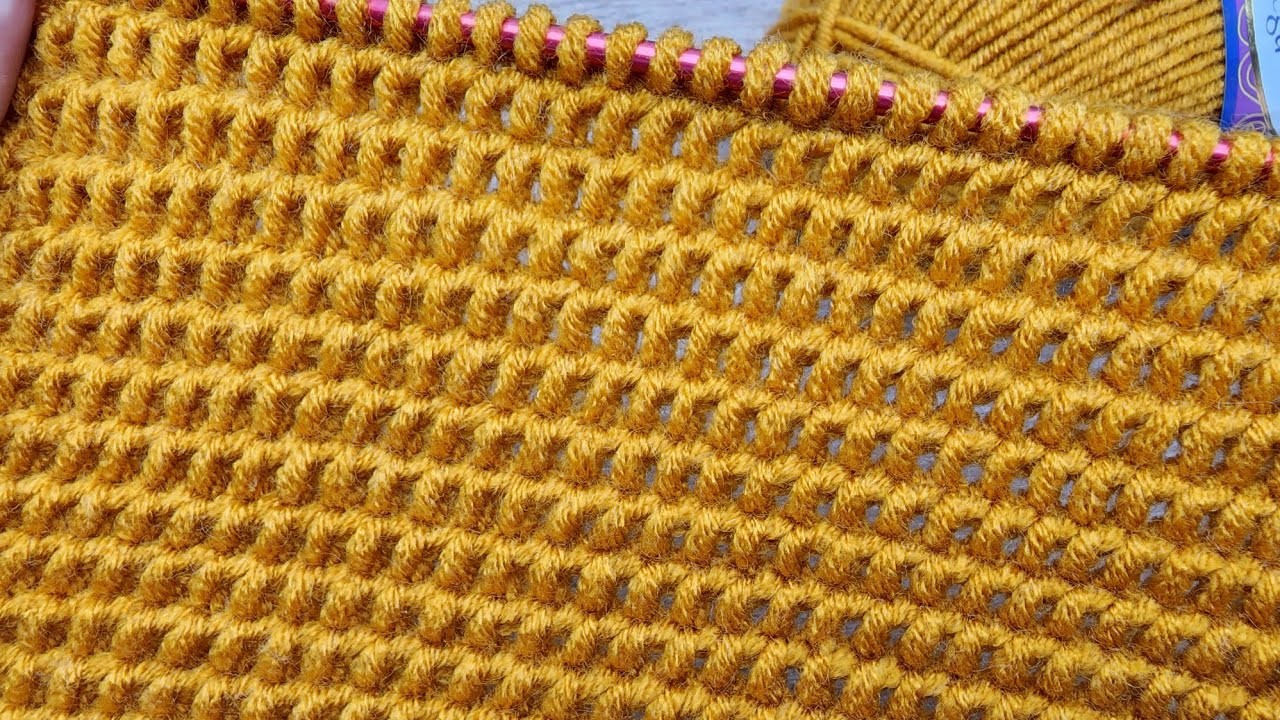 Wonderful ????????Tunisian baby blanket scarf beanie knitting pattern online tutorial for beginners