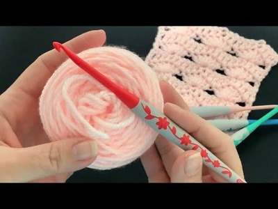 AMAZING CROCHET STITCH PATTERN!! EASY AND FUN FOR BEGINNERS and PERFECT for baby BLANKETS