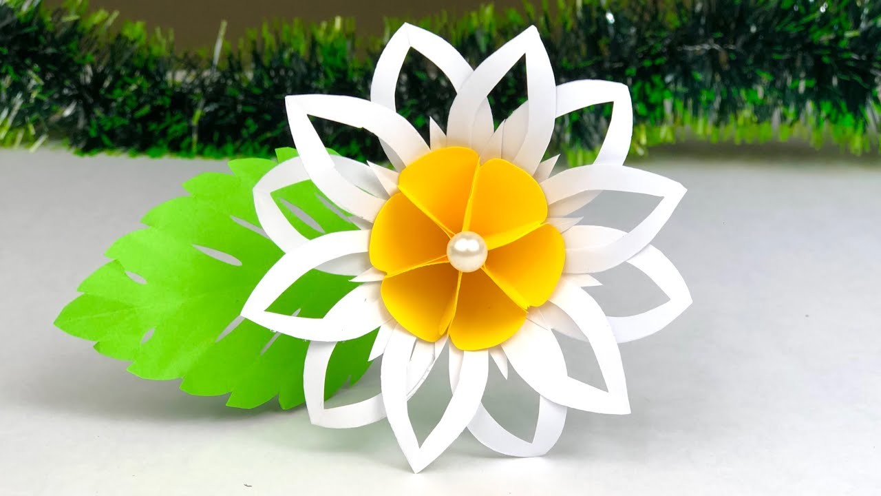 Amazing Paper Flower Making | Paper Flowers | Flower Making With Paper | Paper Craft | Craft | DIY