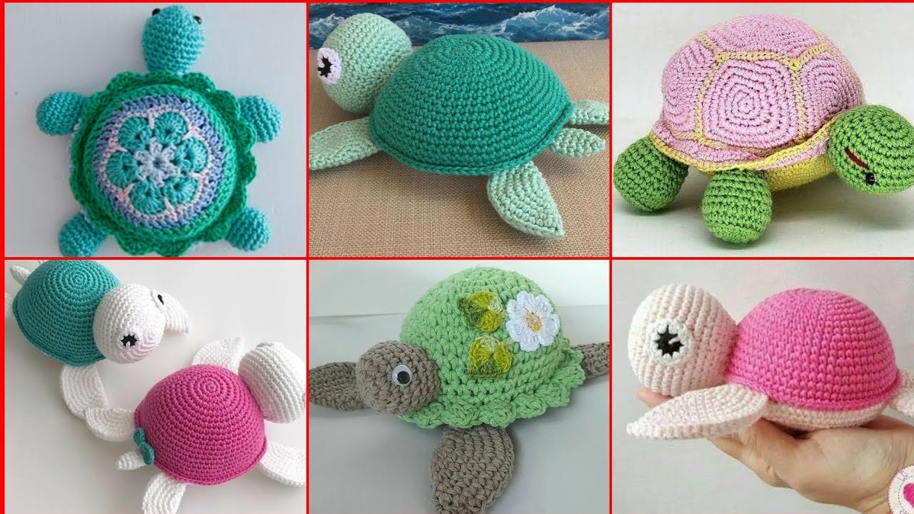 Beautiful and Attractive Crochet Handknitted Turtle.Amigurumi patterns.Eassy Homamde Hand Knitted