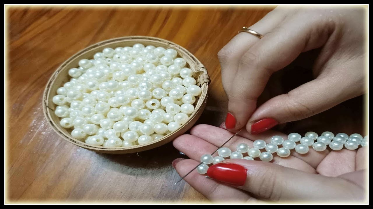 (Best Of #Necklace & #Earrings) How to make Beautiful jewellery with Pearls | DIY | 5 minute craft