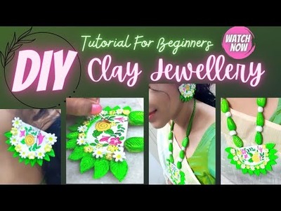 CLAY Art | How to make DIY Handmade Costume Clay Jewellery | Clay DIYs