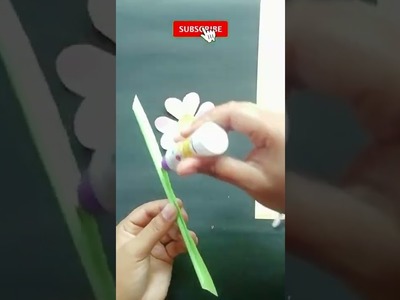 Cute flower with paper|origami flower|Easy craft|Gift idea #shorts #youtube @Twin Tag - Ayesha firoz