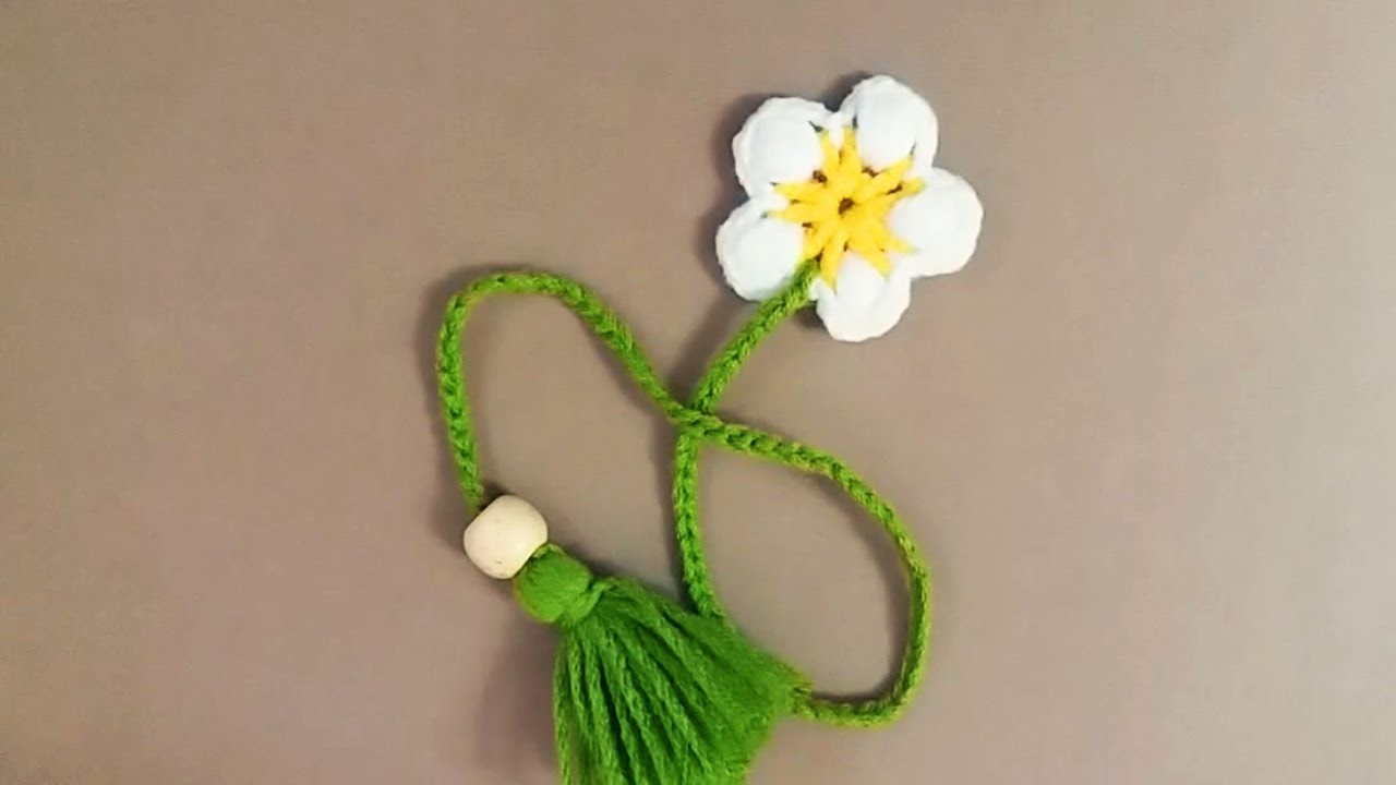 Easy crochet bookmark | crochet bookmark tutorial | bookmark crochet