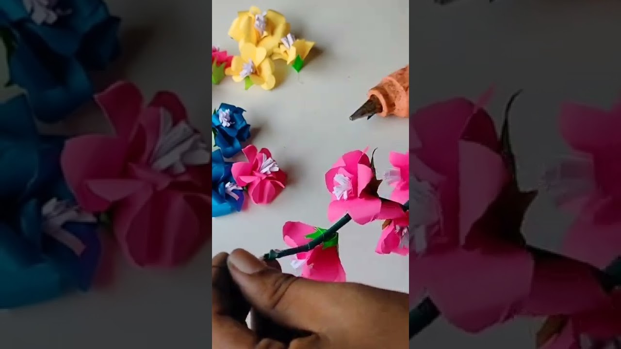 Easy flower craft making 2