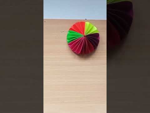 Easy Origami Paper Umbrella. ????️ ☔ #origami #umbrella #shorts