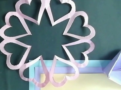 Easy paper craft|how to make paper flower| christmas tree|flowers cutting @Twin Tag - Ayesha firoz