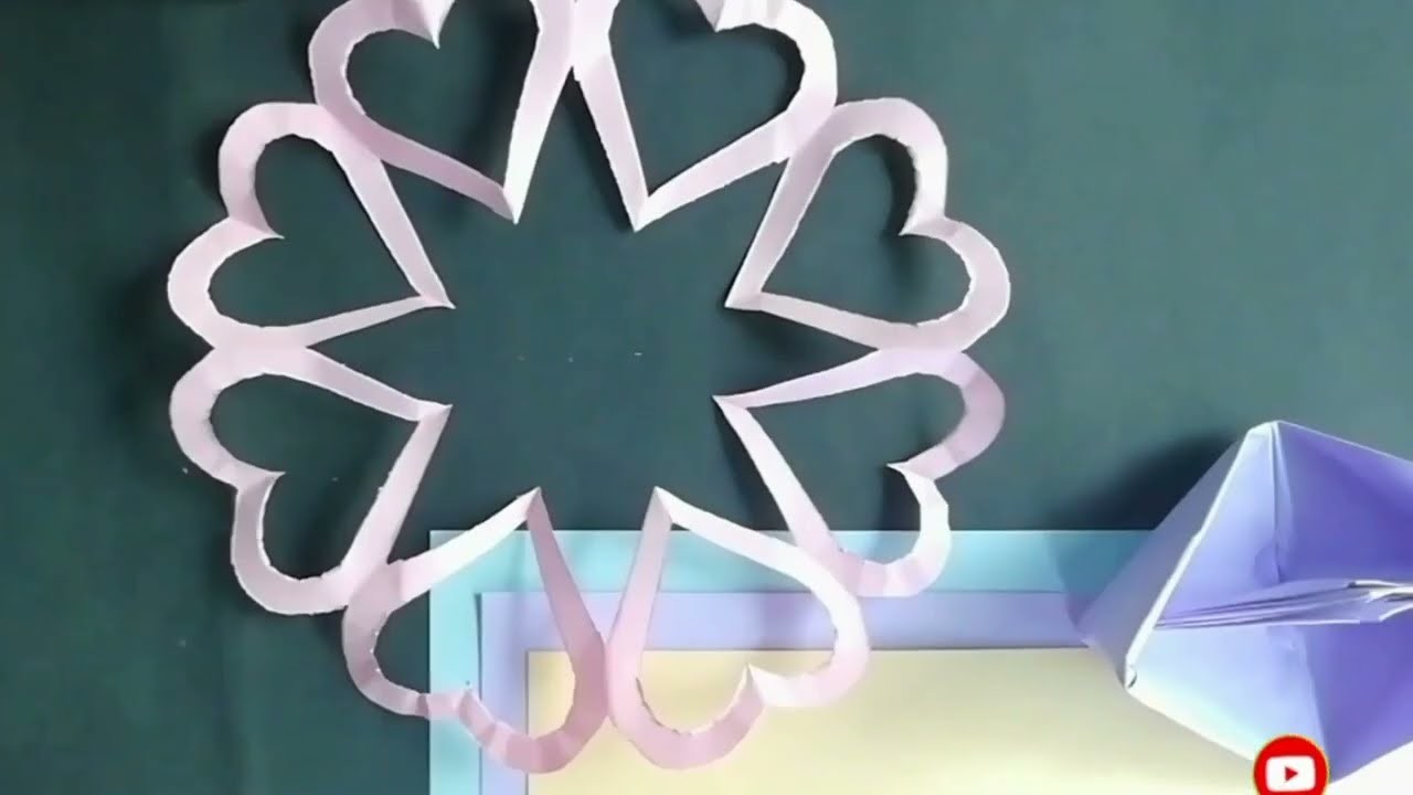 Easy paper craft|how to make paper flower| christmas tree|flowers cutting @Twin Tag - Ayesha firoz