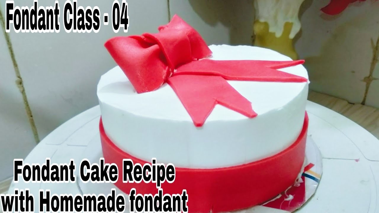 Fondant Bow cake recipe | Trending Cake | New trick for cake decoration | easy cake decoration