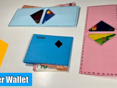 How to make a paper wallet | Origami Wallet | Easy Origami