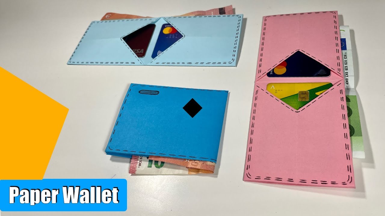 How to make a paper wallet | Origami Wallet | Easy Origami