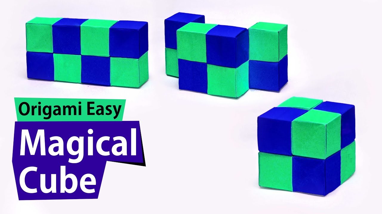 How to Make an Infinitely Magical Origami Cube