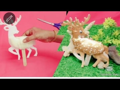 How to make deer making at home.Amezing Craft idea simply & eassy making#deercraft